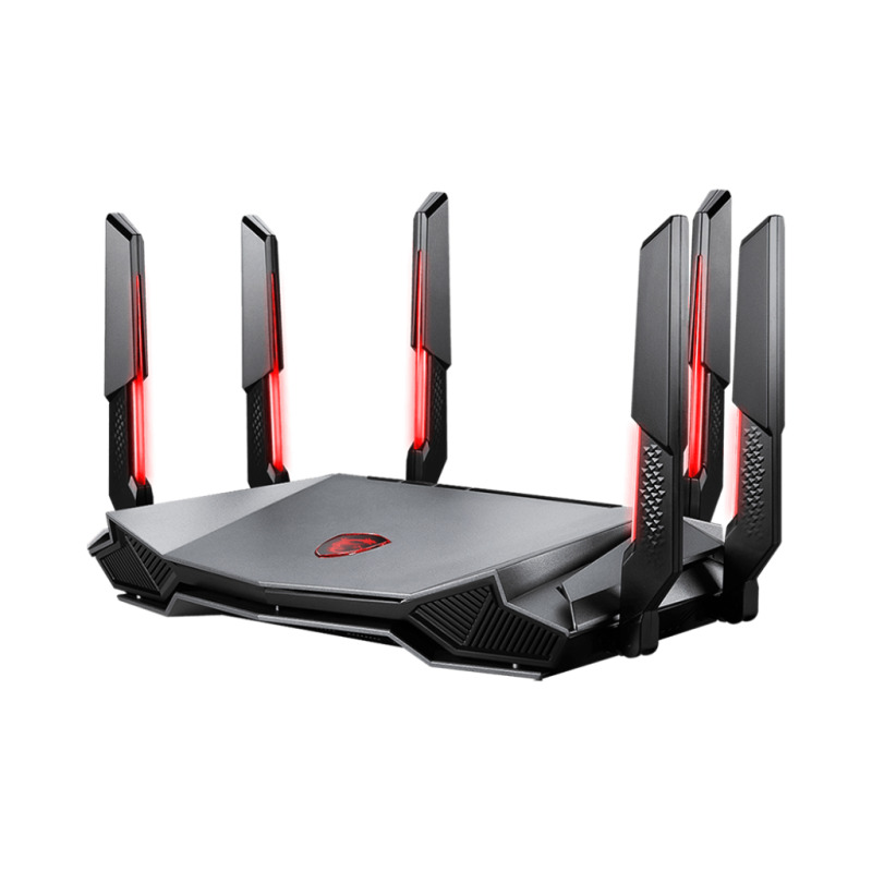 ROUTER MSI RADIX AXE6600 WIFI 6E TRI-BAND GAMING